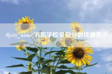 滦南消防学校录取分数线是多少