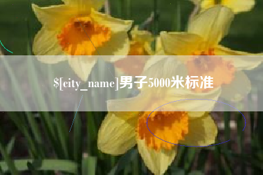 滦南男子5000米标准