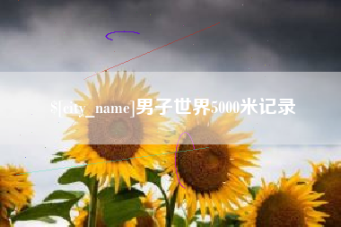滦南男子世界5000米记录