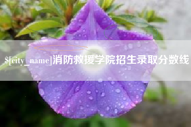 滦南消防救援学院招生录取分数线