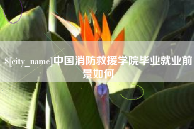 滦南中国消防救援学院毕业就业前景如何