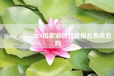 滦南2020国家消防救援报名系统官网