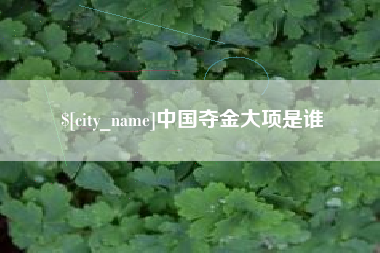 滦南中国夺金大项是谁