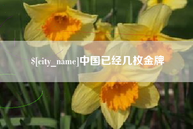 滦南中国已经几枚金牌