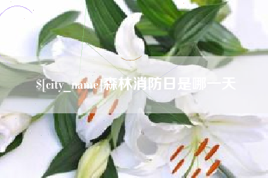 滦南森林消防日是哪一天