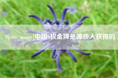 滦南中国6枚金牌是哪些人获得的