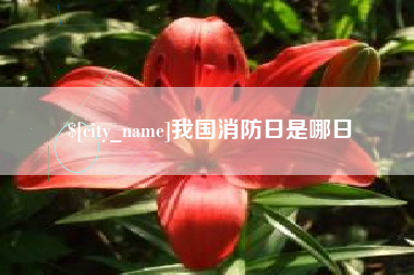 滦南我国消防日是哪日