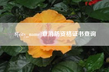 滦南查消防资格证书查询