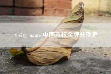 滦南中国九枚金牌分别是