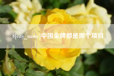 滦南中国金牌都是哪个项目