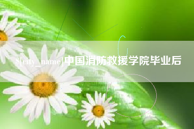 滦南中国消防救援学院毕业后