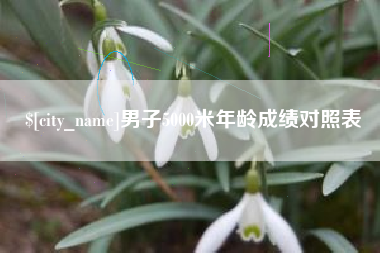 滦南男子5000米年龄成绩对照表