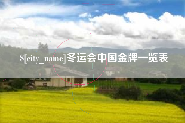 滦南冬运会中国金牌一览表