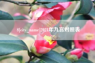 滦南2021年九宫对照表