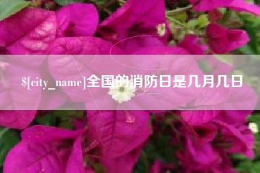 滦南全国的消防日是几月几日