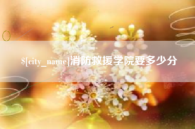 滦南消防救援学院要多少分